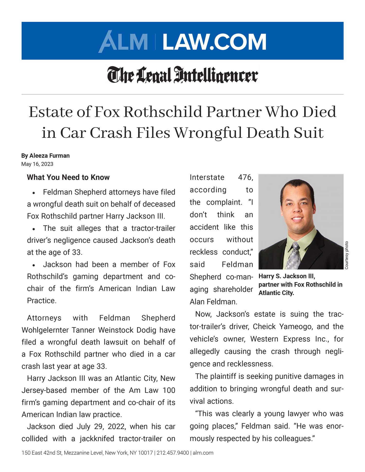 Feldman-Shepherd-Wrongful-Death-Harry-Jackson